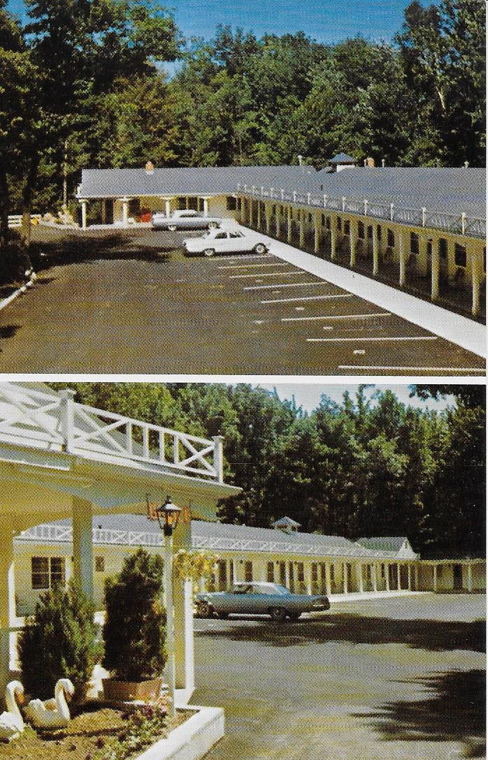 Deer Forest Motel (Sleepy Hollow Motel) - Old Postcard